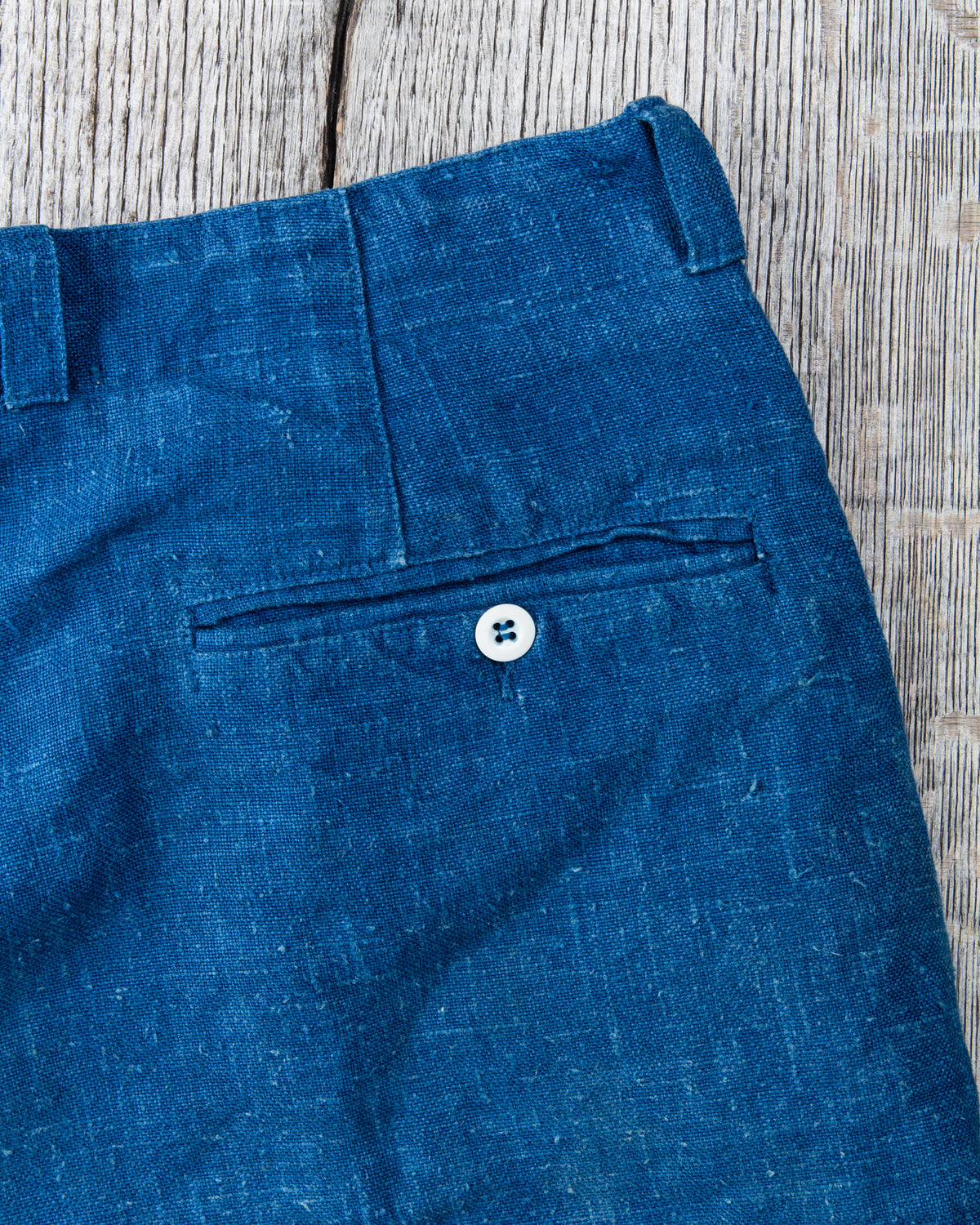 Vintage Indigo Dyed Shorts