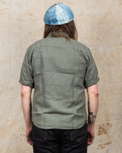 Indigofera Delray Shirt Linen Canvas M*A*S*H Green