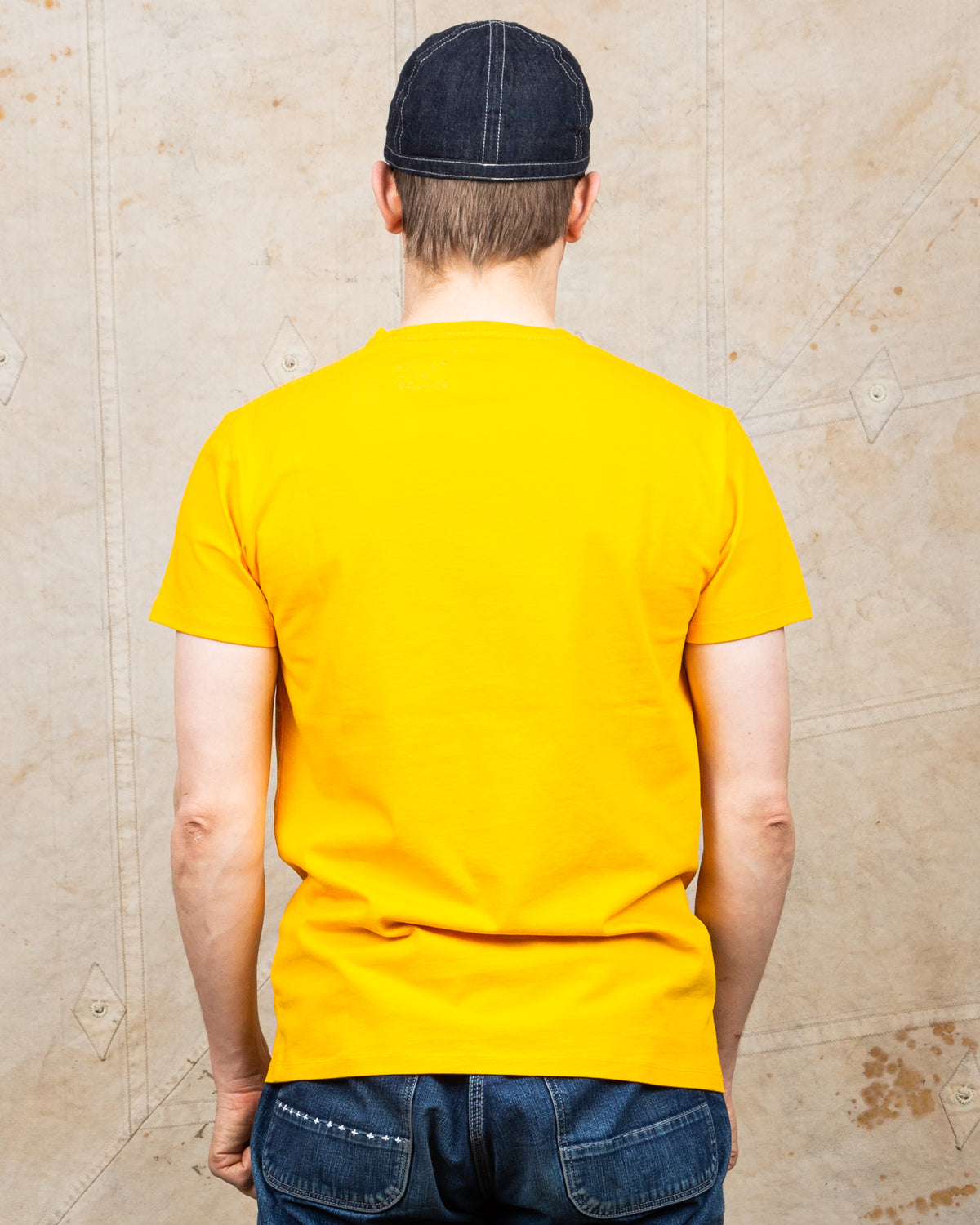 Indigofera Wilson Pocket T-Shirt Tequila Sunrise Yellow