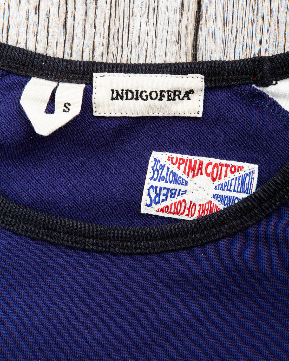 Indigofera Leon Raglan Sweater Pacific Cocatoo Black