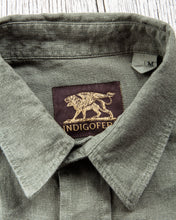 Indigofera Delray Shirt Linen Canvas M*A*S*H Green