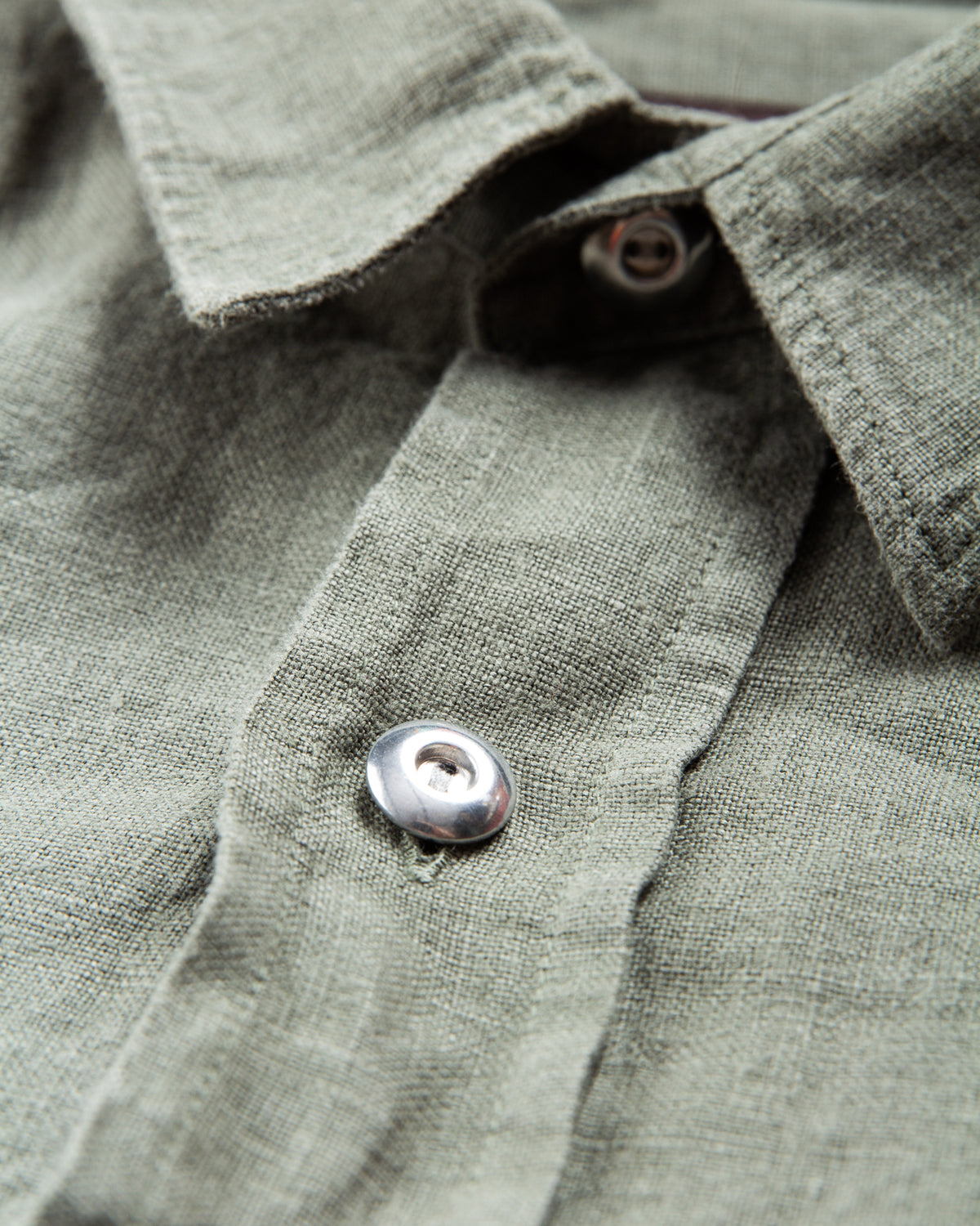 Indigofera Delray Shirt Linen Canvas M*A*S*H Green