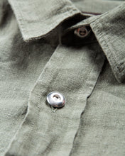 Indigofera Delray Shirt Linen Canvas M*A*S*H Green