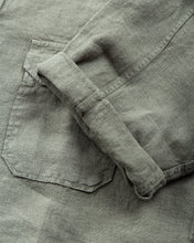 Indigofera Delray Shirt Linen Canvas M*A*S*H Green