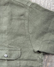 Indigofera Delray Shirt Linen Canvas M*A*S*H Green