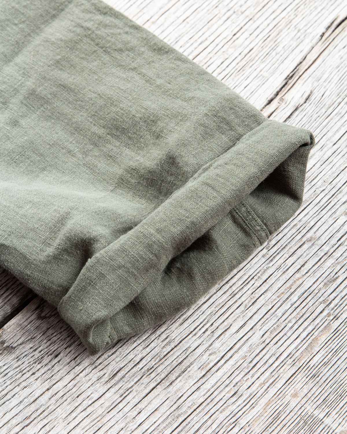 Indigofera Delray Shirt Linen Canvas M*A*S*H Green