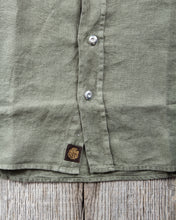 Indigofera Delray Shirt Linen Canvas M*A*S*H Green