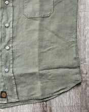 Indigofera Delray Shirt Linen Canvas M*A*S*H Green