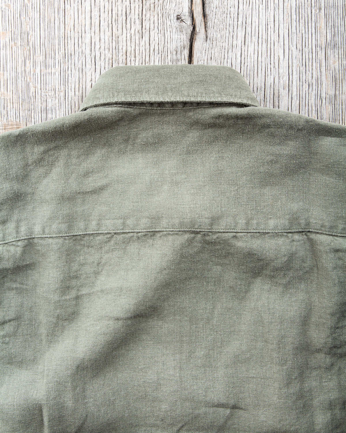 Indigofera Delray Shirt Linen Canvas M*A*S*H Green