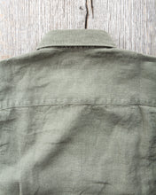 Indigofera Delray Shirt Linen Canvas M*A*S*H Green