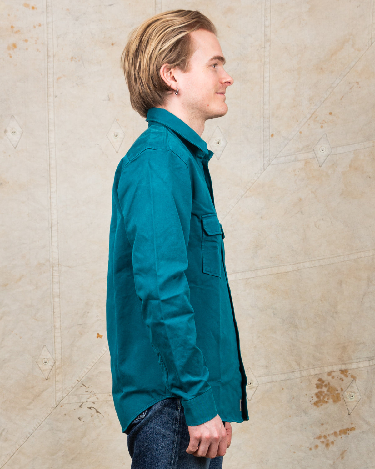 Indigofera Alamo Shirt Mediterranean Blue
