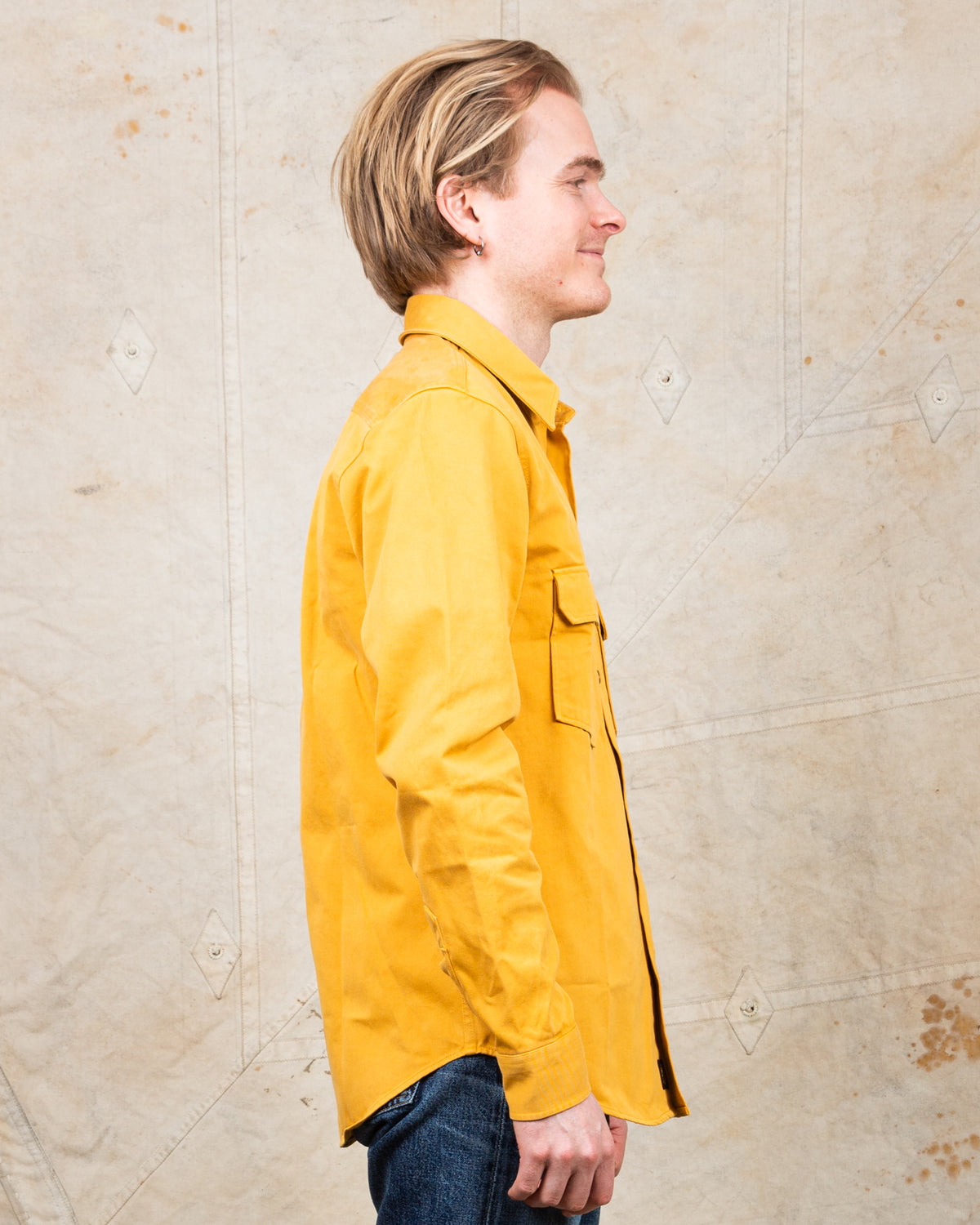 Indigofera Alamo Shirt Yellow Hornet