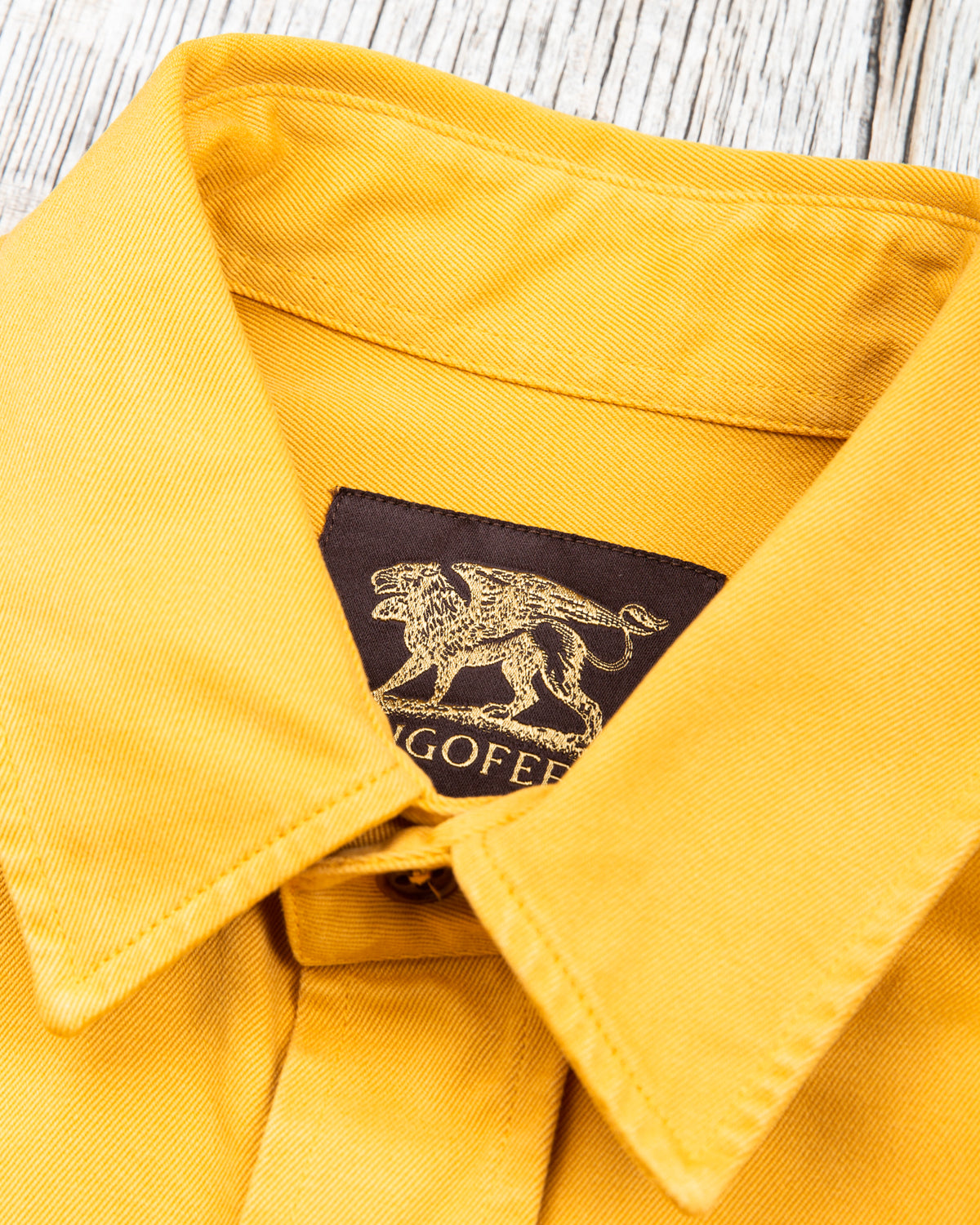 Indigofera Alamo Shirt Yellow Hornet
