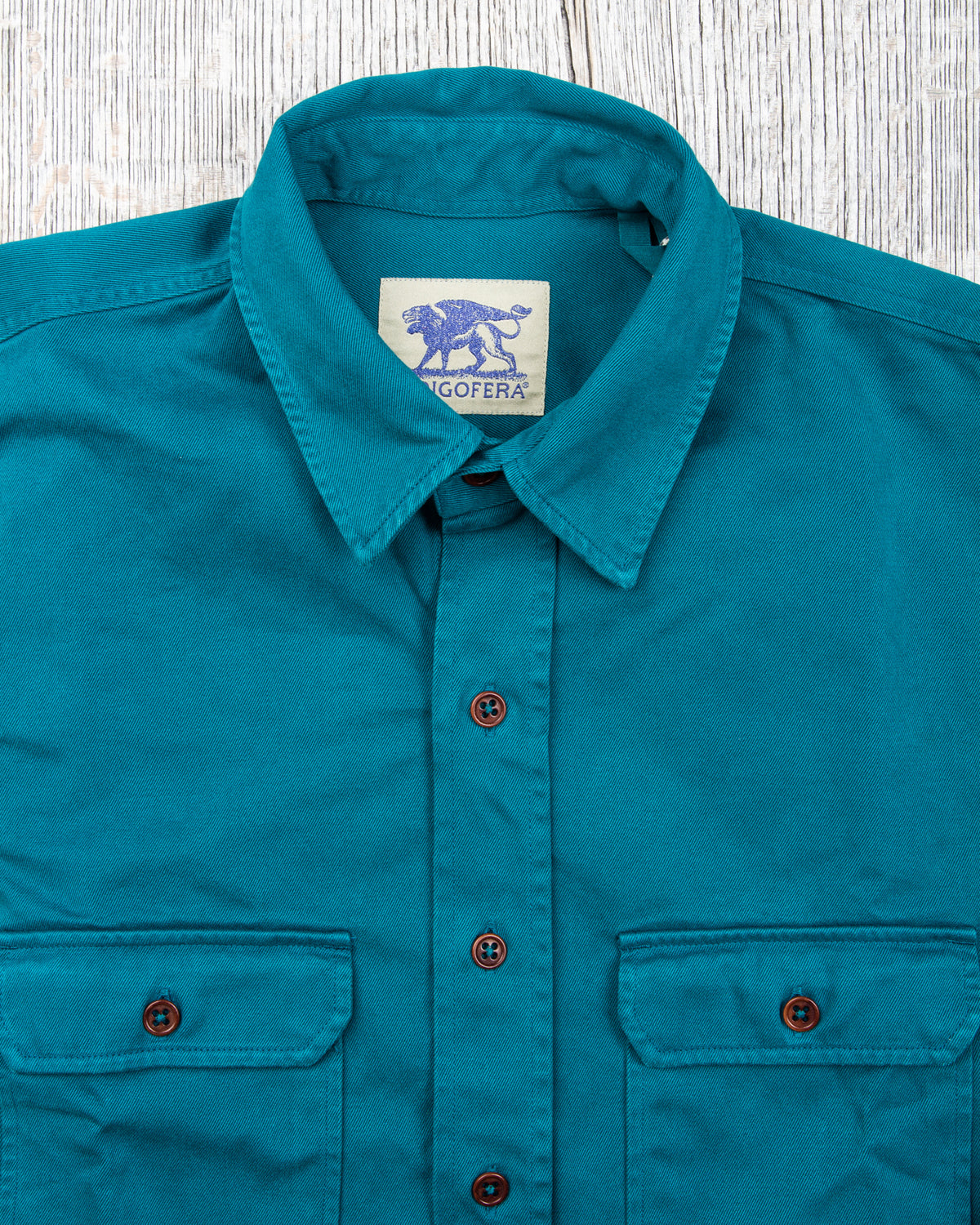 Indigofera Alamo Shirt Mediterranean Blue