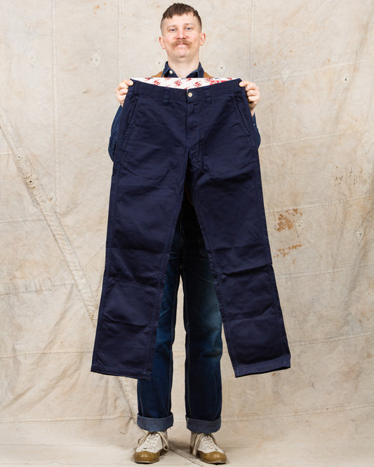 Second Hand Cat’s Paw Blue Worker Chinos W32