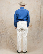 OrSlow Two Tuck Kinari Denim Wide Pants Ecru