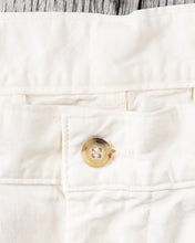 OrSlow Two Tuck Kinari Denim Wide Pants Ecru