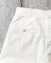 OrSlow Two Tuck Kinari Denim Wide Pants Ecru