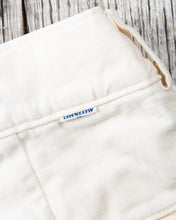 OrSlow Two Tuck Kinari Denim Wide Pants Ecru