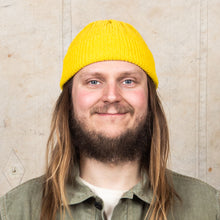 Tender Type 827 Drawn Knitted Hat Turmeric Dyed