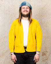 Tender Type 740 Bucket Pocket Rib Shoulder Cardigan Turmeric Dyed