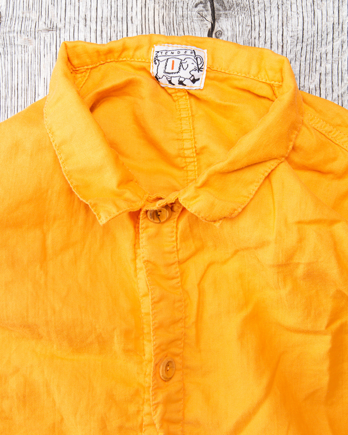 Tender Type 441 Compass Pocket Shirt Annatto Dyed