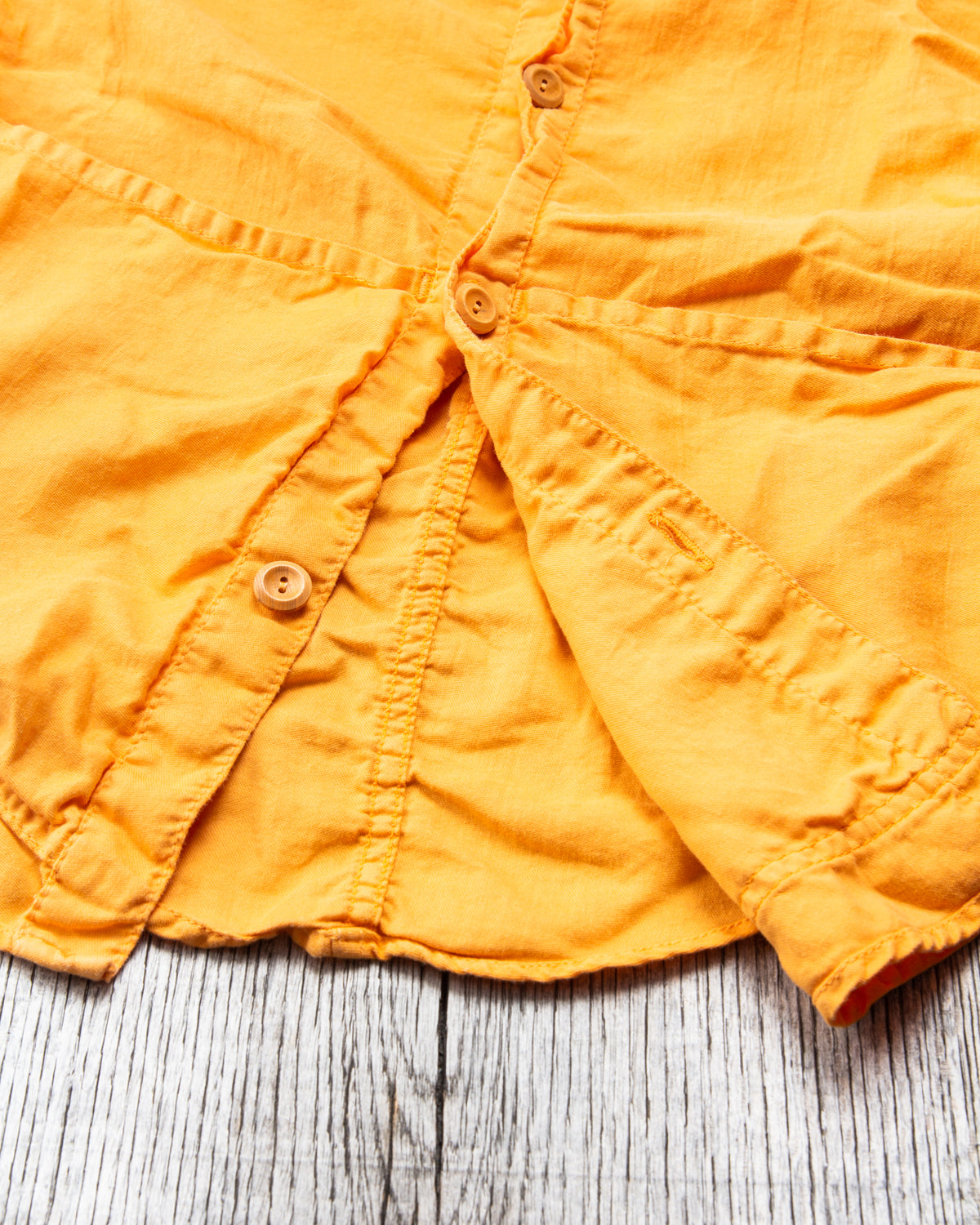 Tender Type 441 Compass Pocket Shirt Annatto Dyed