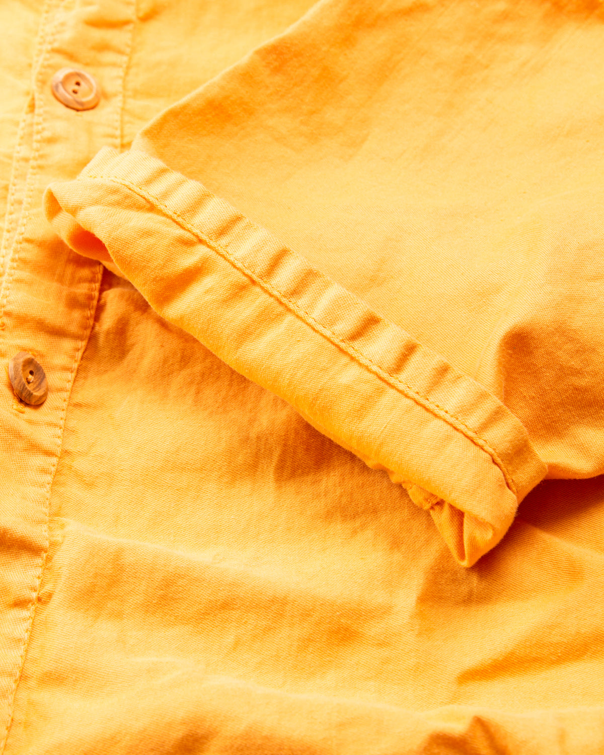 Tender Type 443 Short Sleeve Compass Pocket Shirt Annatto Dyed