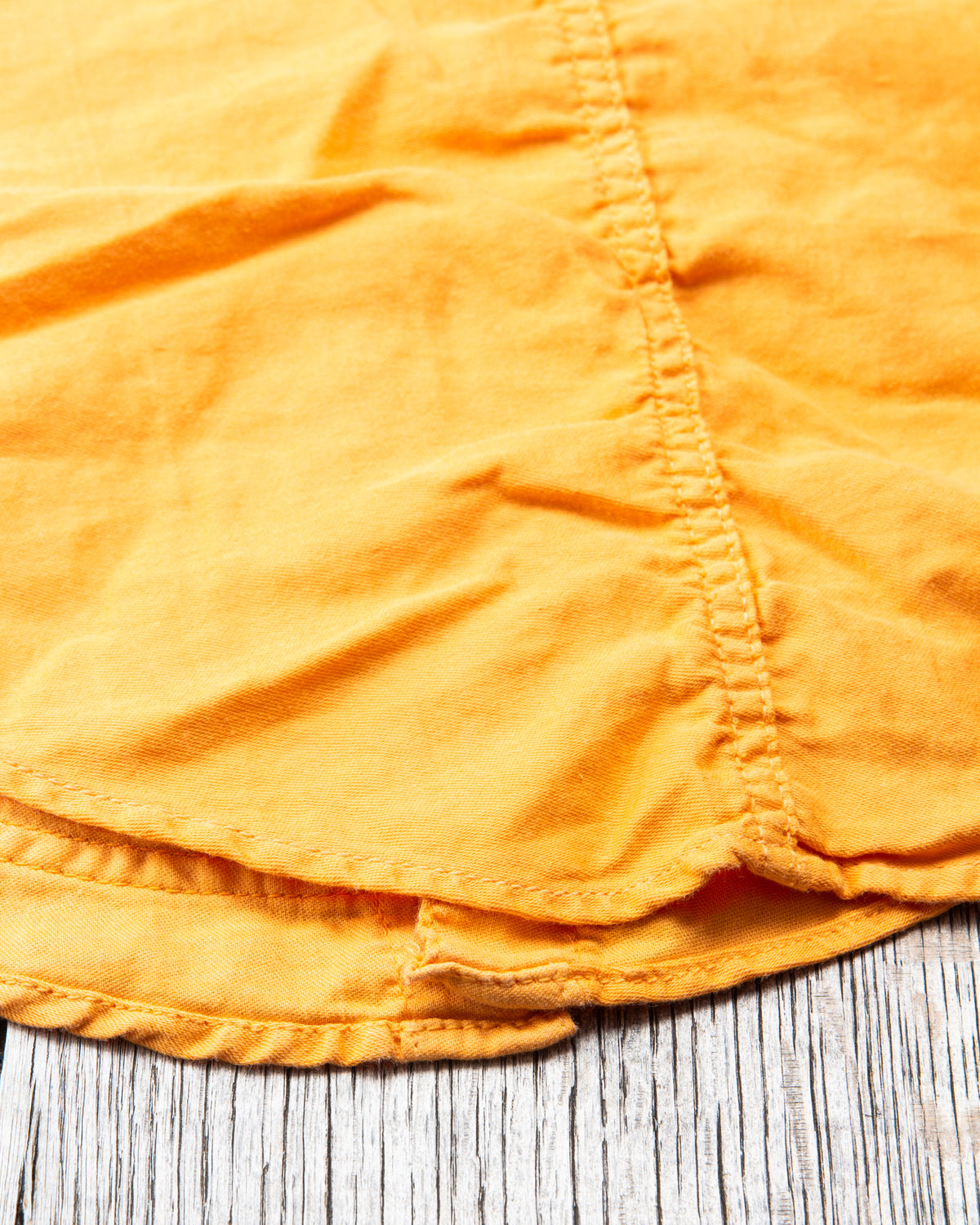 Tender Type 443 Short Sleeve Compass Pocket Shirt Annatto Dyed
