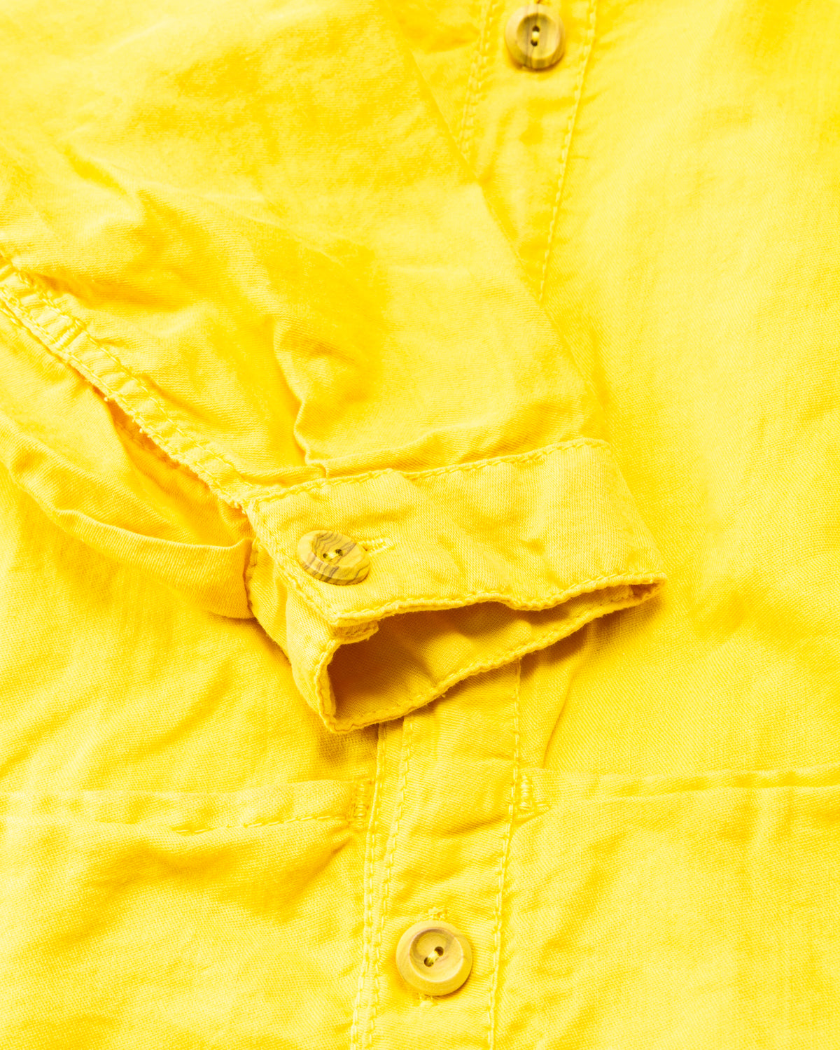 Tender Type 441 Compass Pocket Shirt Turmeric Dyed