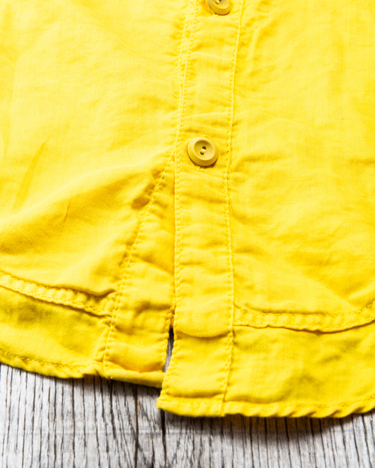 Tender Type 441 Compass Pocket Shirt Turmeric Dyed