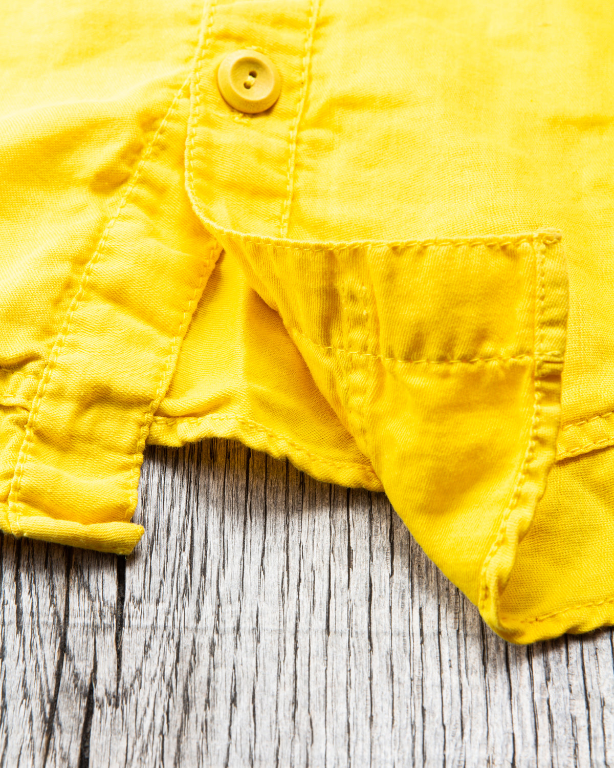 Tender Type 441 Compass Pocket Shirt Turmeric Dyed