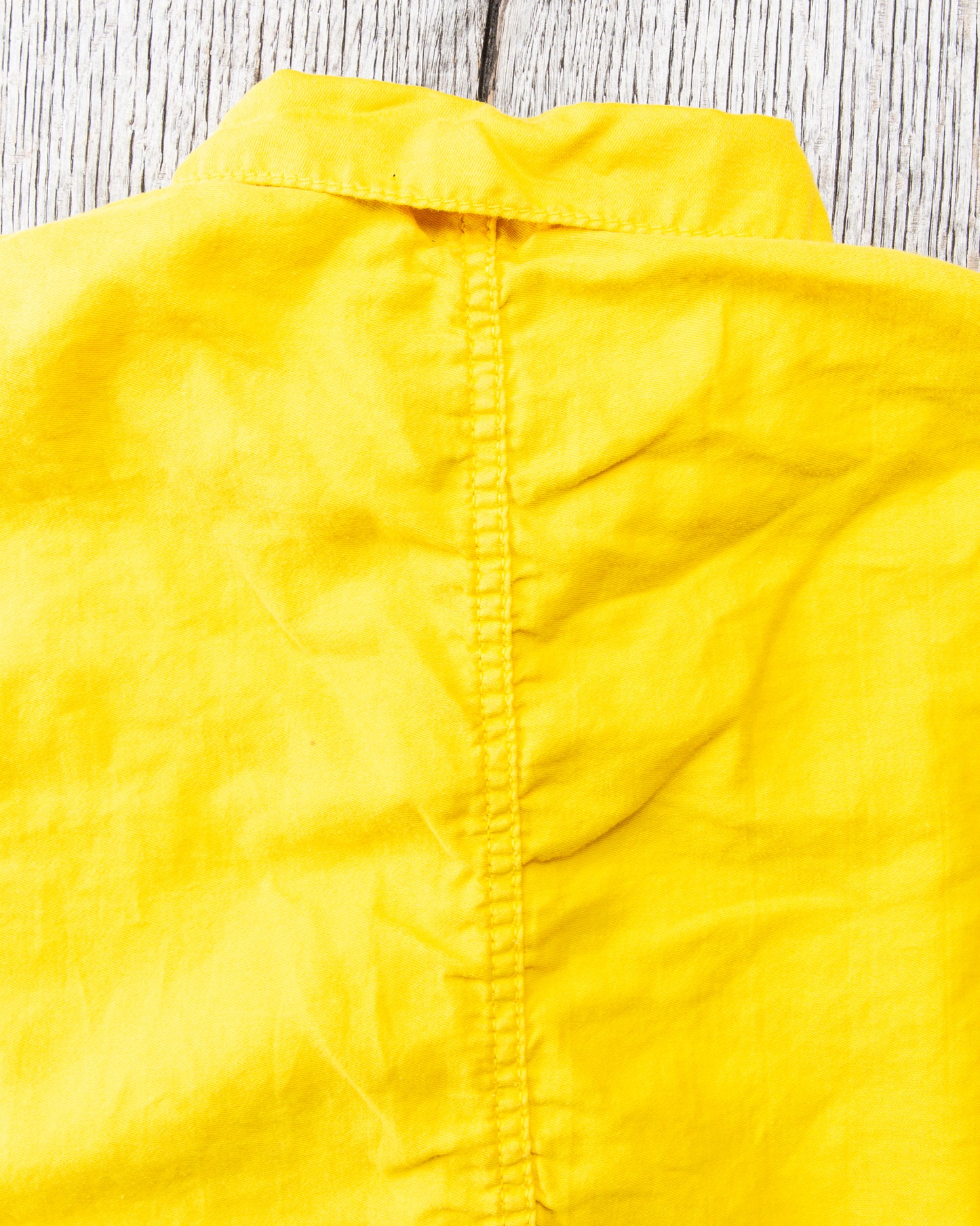 Tender Type 443 Short Sleeve Compass Pocket Shirt Turmeric Dyed