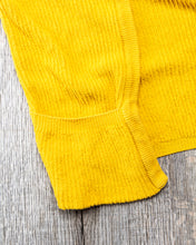 Tender Type 740 Bucket Pocket Rib Shoulder Cardigan Turmeric Dyed