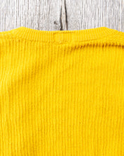 Tender Type 740 Bucket Pocket Rib Shoulder Cardigan Turmeric Dyed
