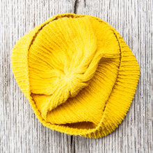 Tender Type 827 Drawn Knitted Hat Turmeric Dyed