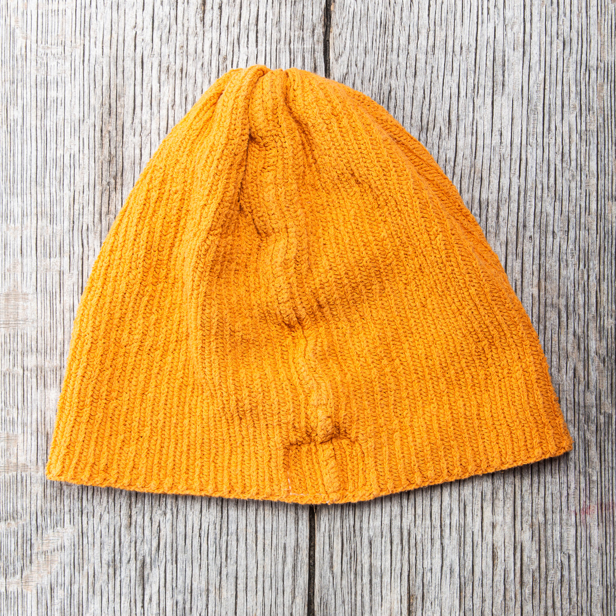 Tender Type 827 Drawn Knitted Hat Annatto Dyed