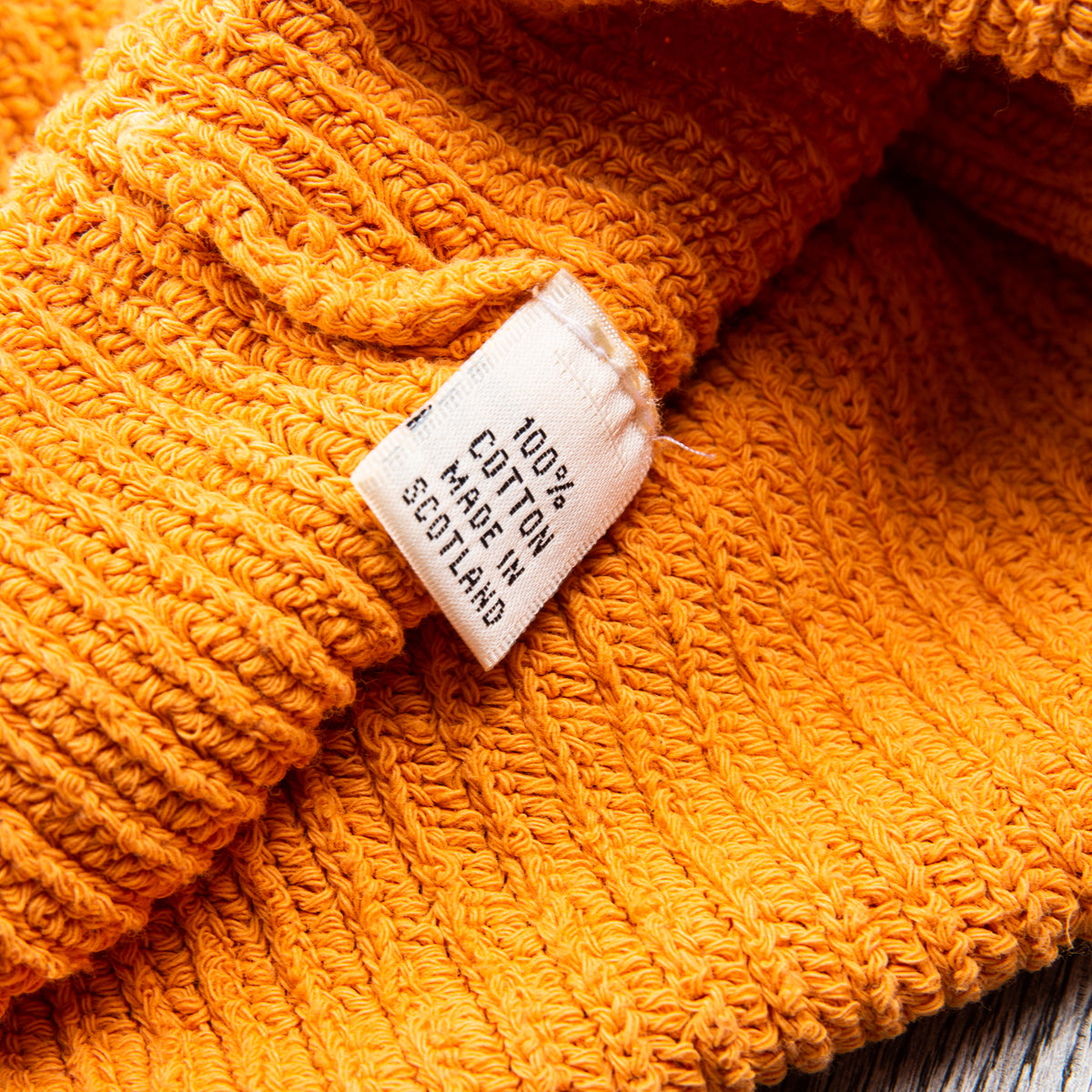 Tender Type 827 Drawn Knitted Hat Annatto Dyed