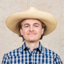Chamula Brisa Forma Fedora Straw Hat Ala Grande