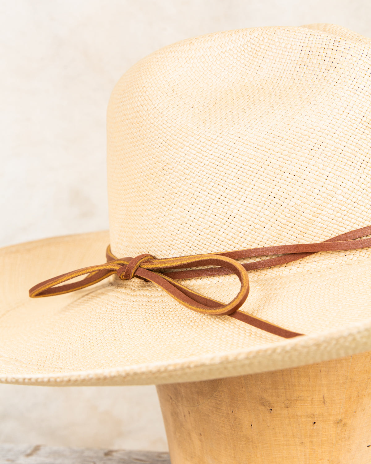 Chamula Brisa Forma Fedora Straw Hat Ala Grande