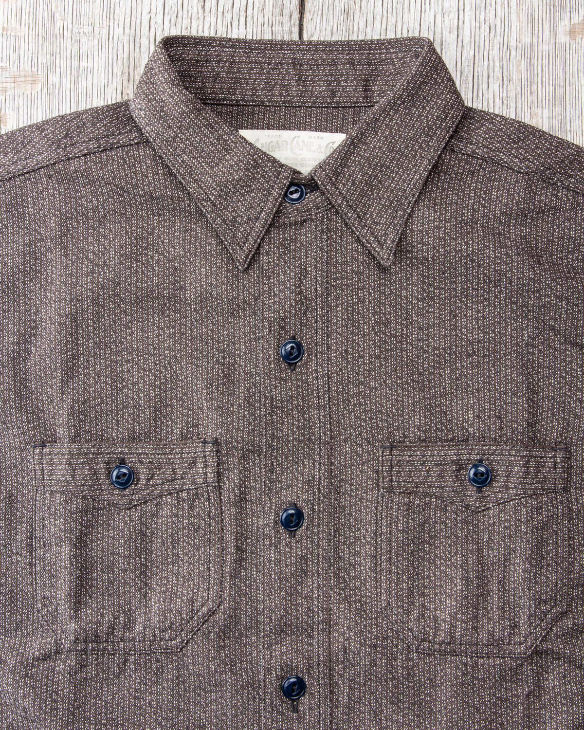 Sugar Cane Fiction Romance 6.5oz. Cotton Beach Cloth Work Shirt
