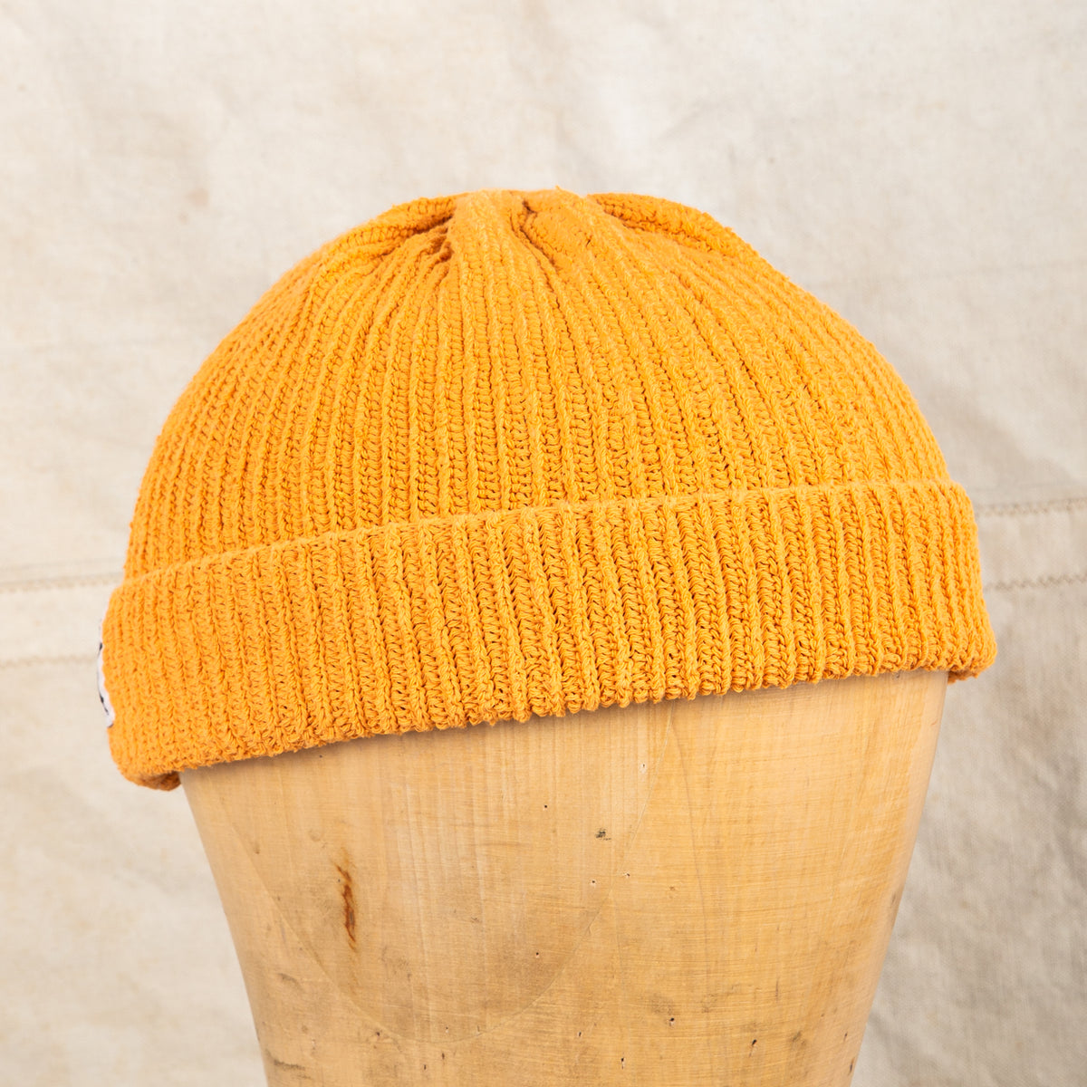 Tender Type 827 Drawn Knitted Hat Annatto Dyed