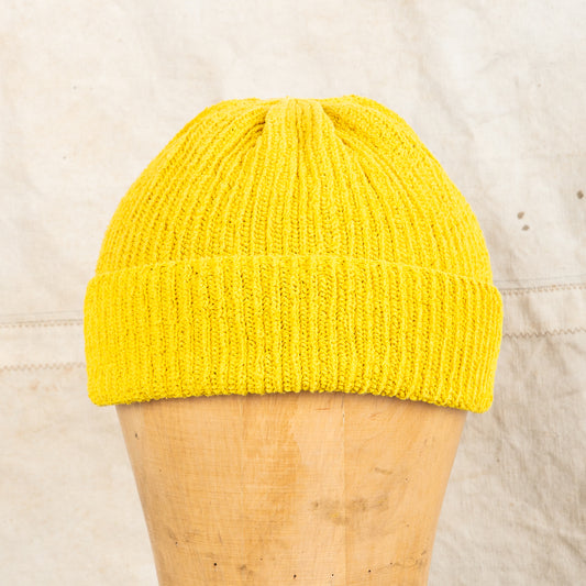 Tender Type 827 Drawn Knitted Hat Turmeric Dyed
