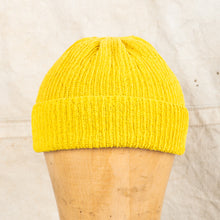 Tender Type 827 Drawn Knitted Hat Turmeric Dyed