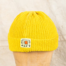 Tender Type 827 Drawn Knitted Hat Turmeric Dyed