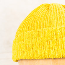 Tender Type 827 Drawn Knitted Hat Turmeric Dyed