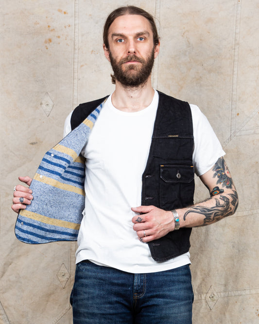 Second Hand Indigofera Floyd Vest Gunpowder Black Size S