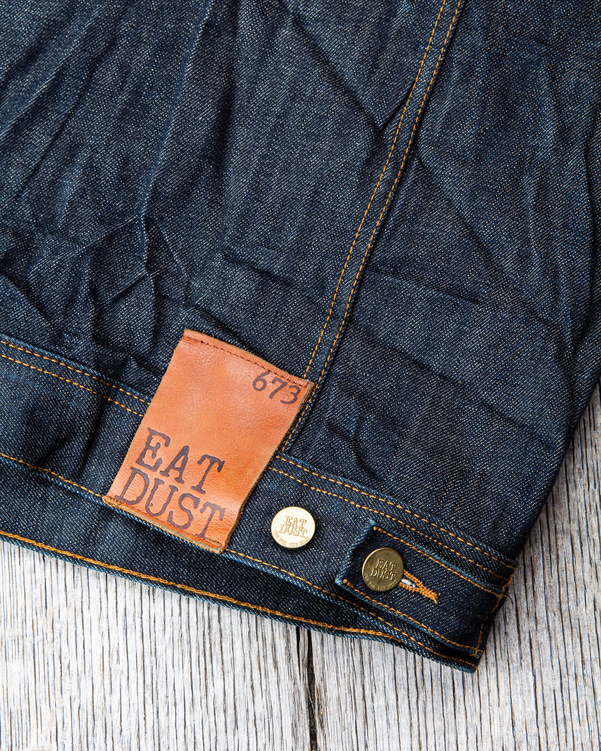 Second Hand Eat Dust 673 Denim Vest Size M