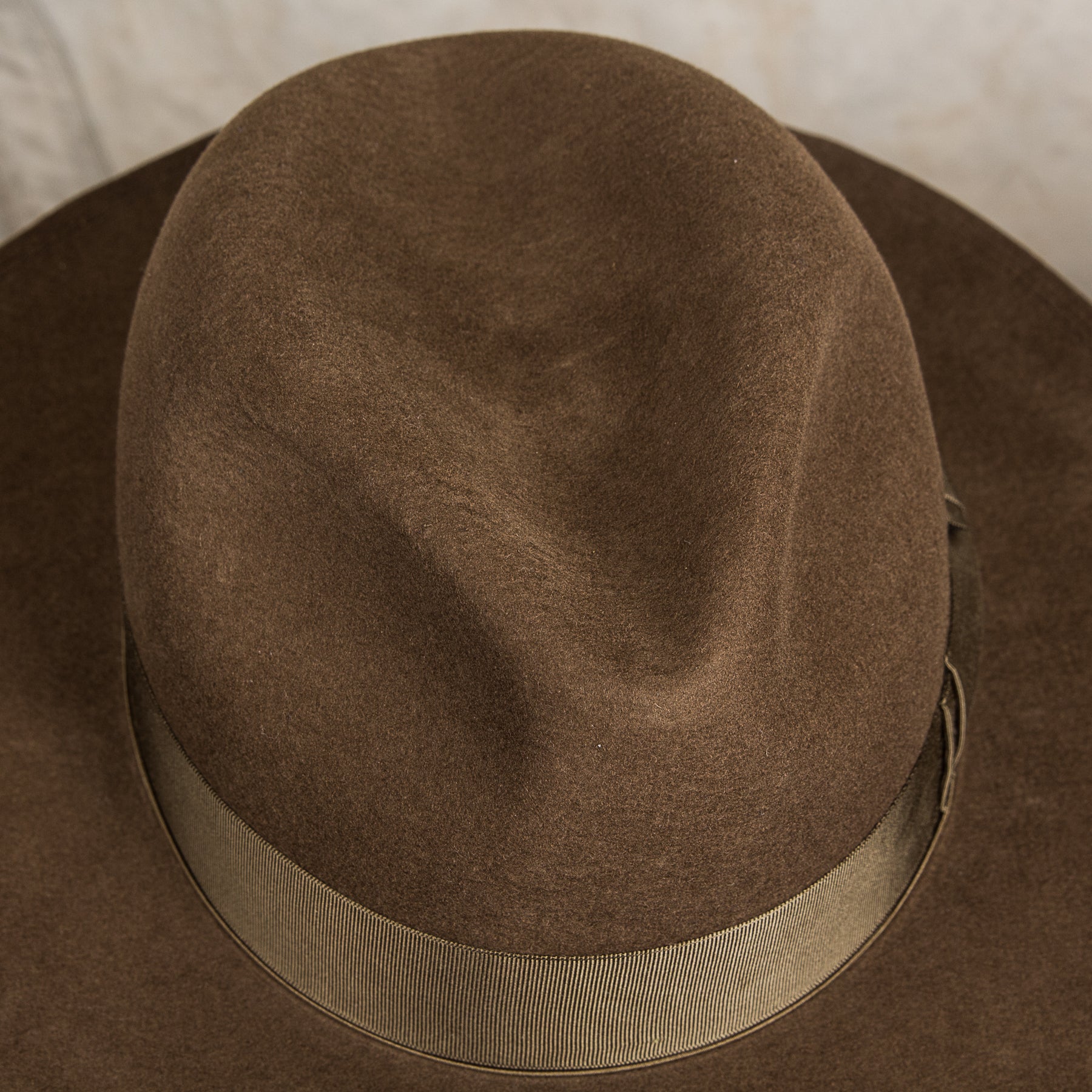 H. W. Dog & Co. Front-H Olive Wool Hat – Second Sunrise