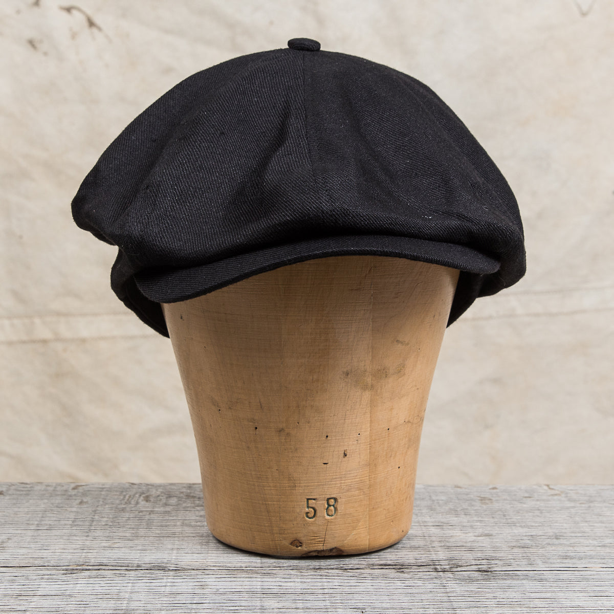 H. W. Dog & Co. Linen PK Cap Black D-00521
